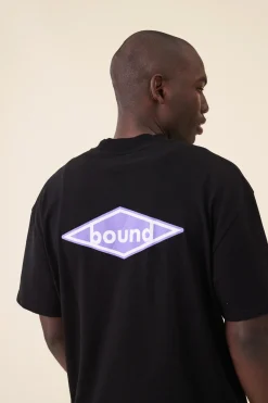 bound 'Diamond' Tee - Black