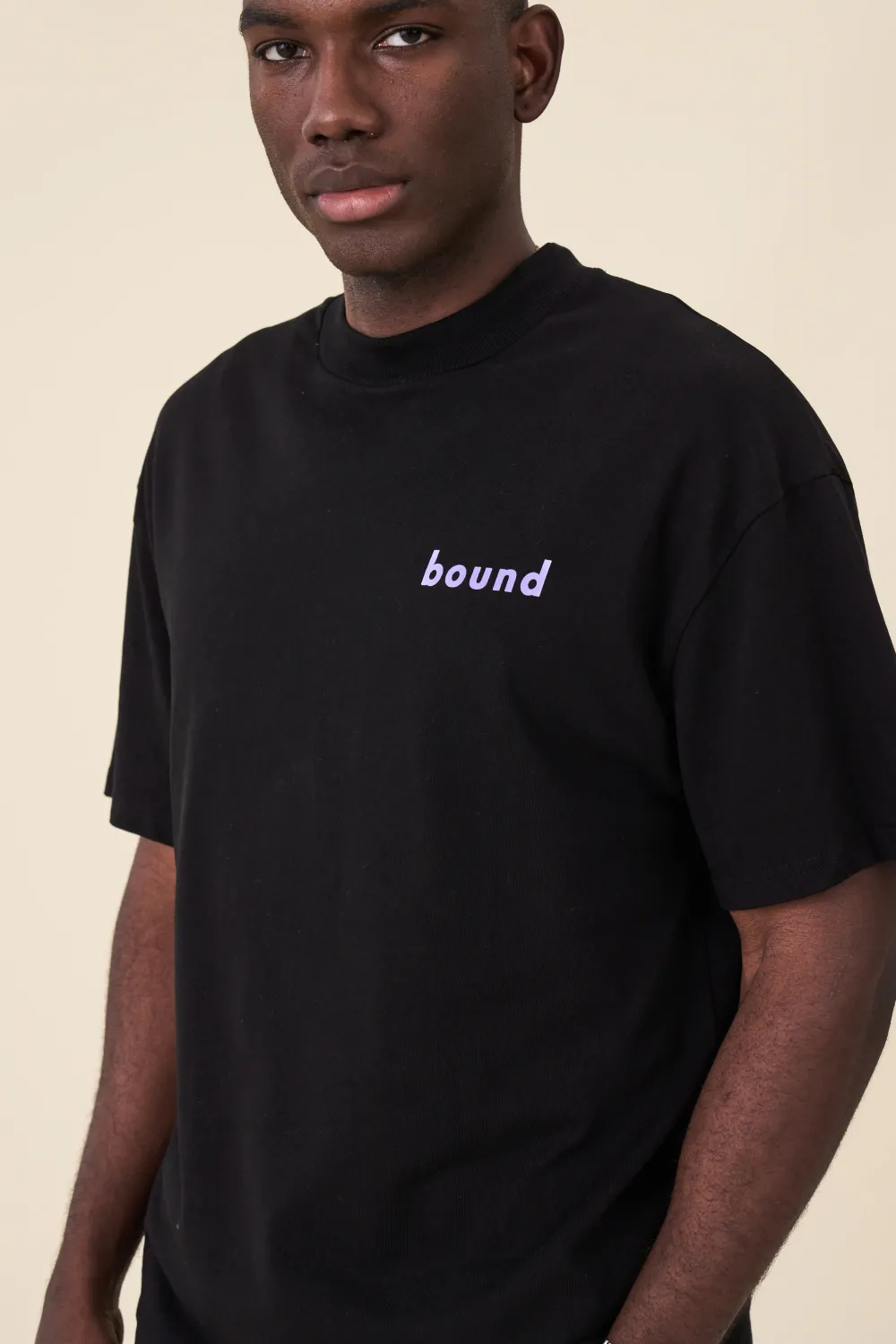 bound 'Diamond' Tee - Black