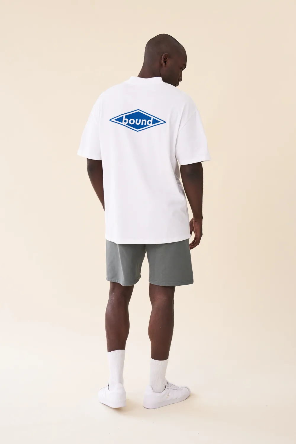 bound 'Diamond' Tee - White