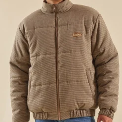 bound Dogtooth Puffer Coat