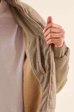bound Dogtooth Puffer Coat