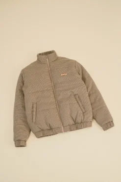 bound Dogtooth Puffer Coat