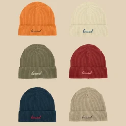 bound 'Farnley' Fisherman Ribbed Organic Beanie
