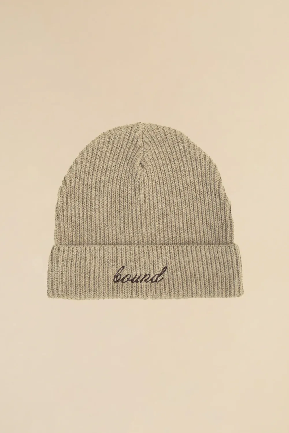 bound 'Farnley' Fisherman Ribbed Organic Beanie