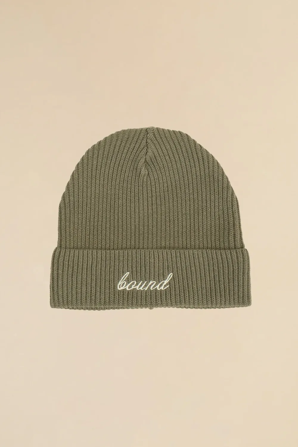 bound 'Farnley' Fisherman Ribbed Organic Beanie