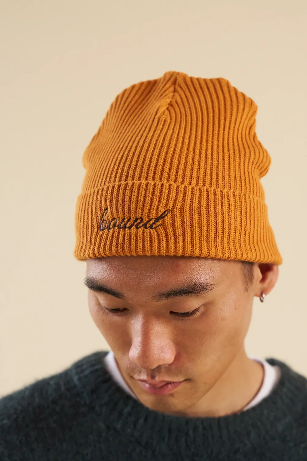 bound 'Farnley' Fisherman Ribbed Organic Beanie