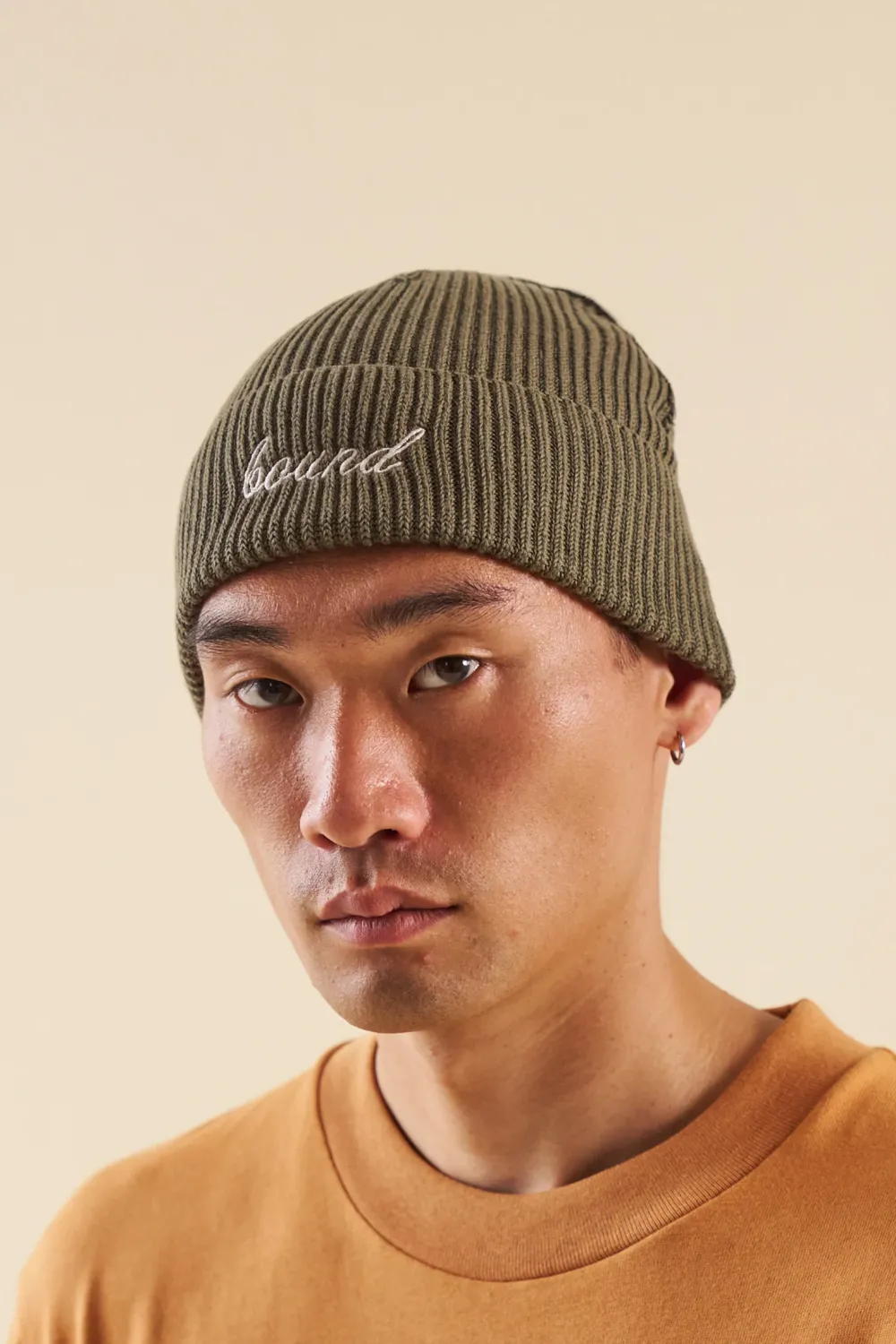 bound 'Farnley' Fisherman Ribbed Organic Beanie