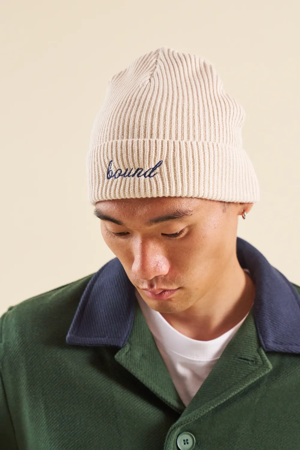 bound 'Farnley' Fisherman Ribbed Organic Beanie