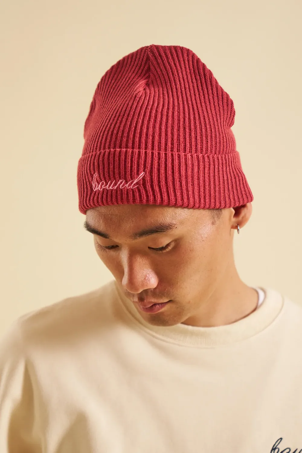 bound 'Farnley' Fisherman Ribbed Organic Beanie