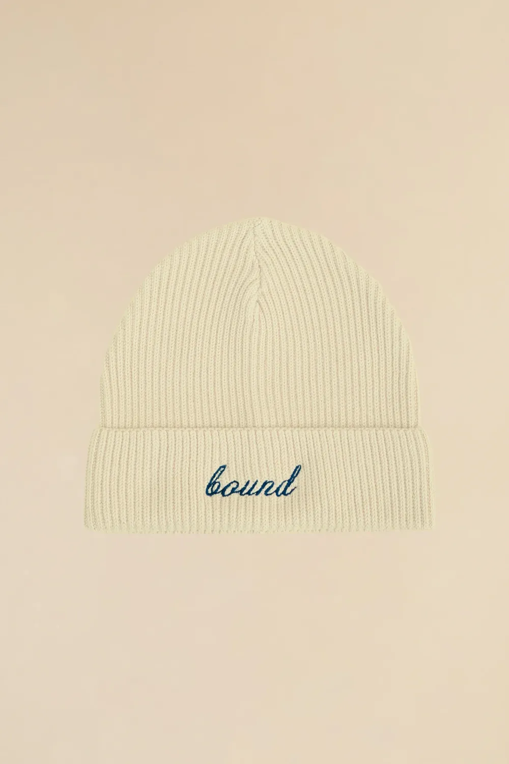 bound 'Farnley' Fisherman Ribbed Organic Beanie