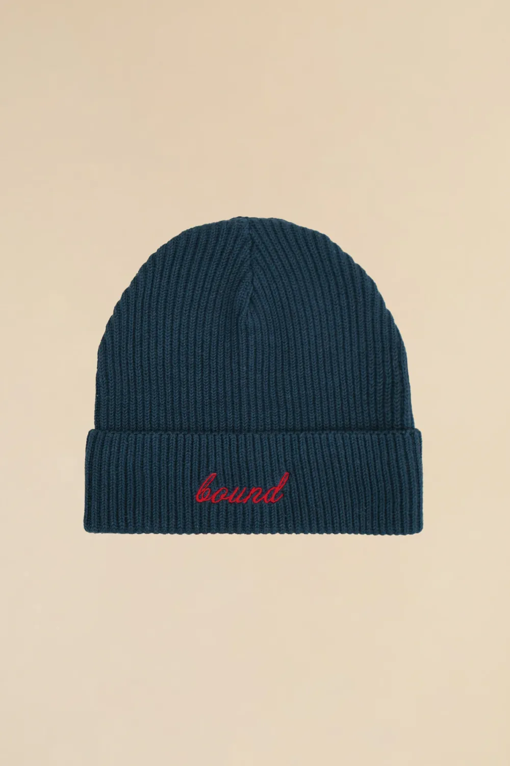 bound 'Farnley' Fisherman Ribbed Organic Beanie