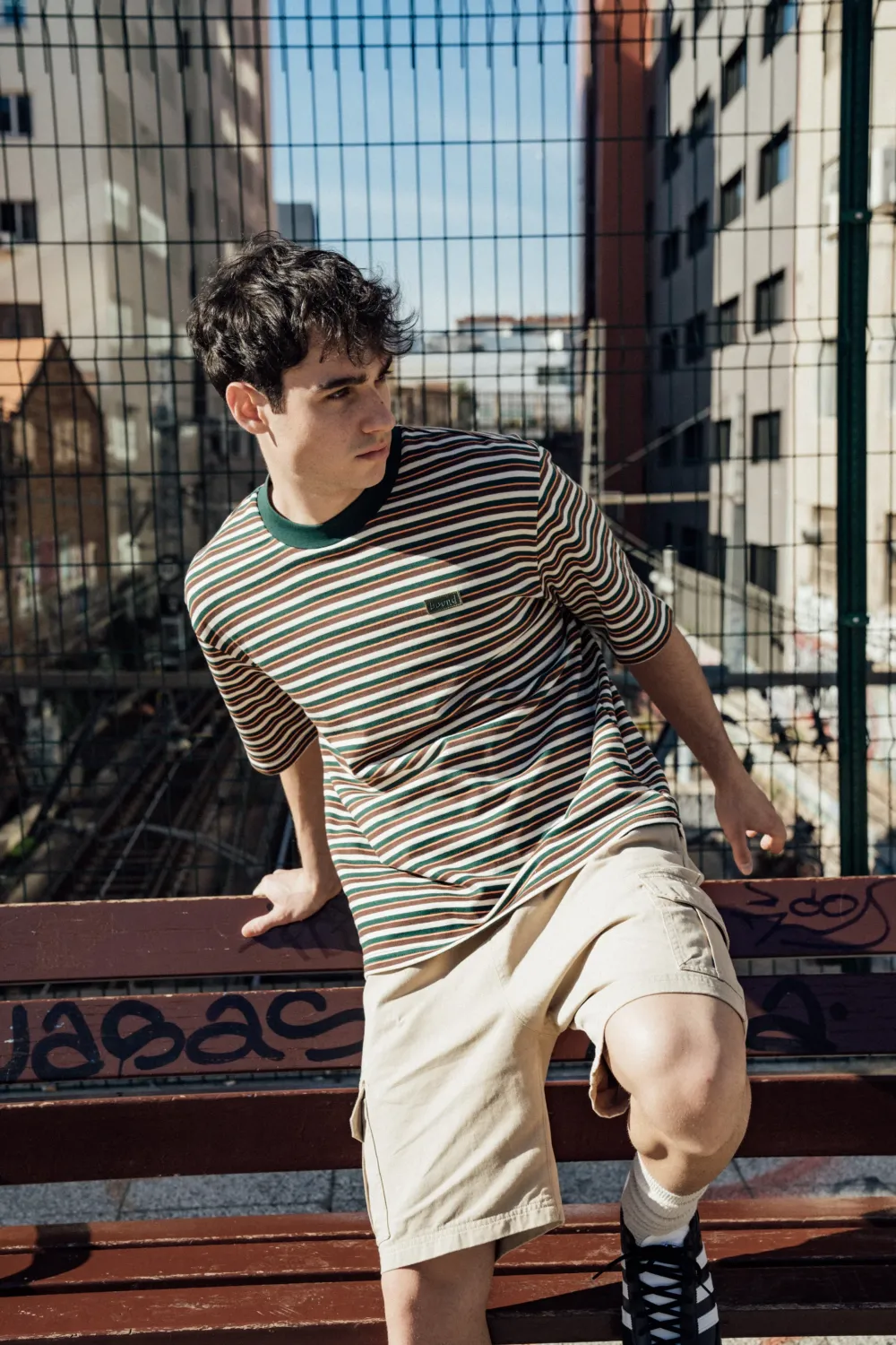 bound Forest Heavy Stripe Tee