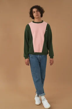bound 'Forest Rose' Panel Sweater