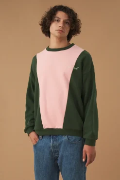 bound 'Forest Rose' Panel Sweater