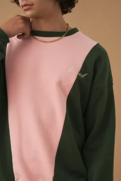 bound 'Forest Rose' Panel Sweater