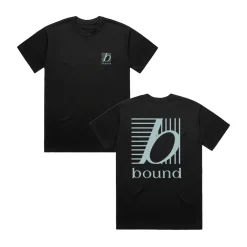 bound 'Grid' Heavy Tee - Black