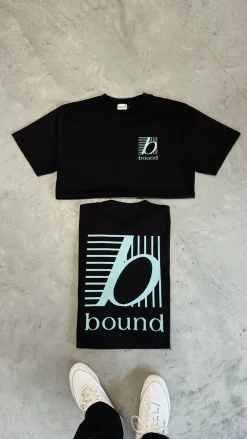 bound 'Grid' Heavy Tee - Black