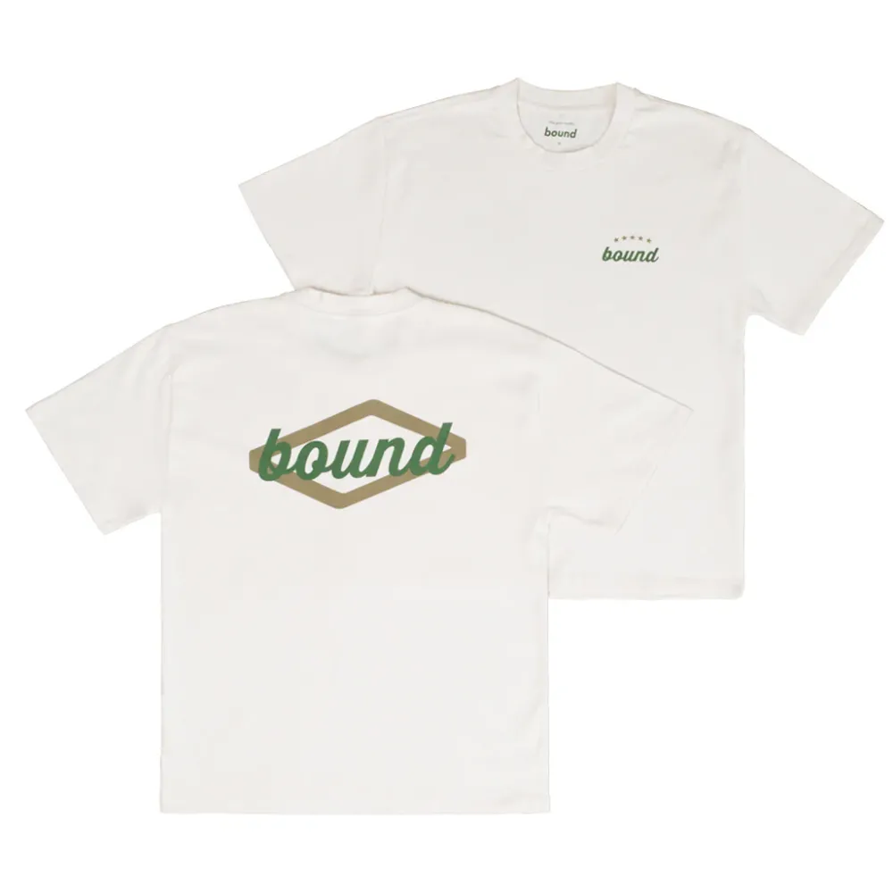 bound 'Hatch' 5 Years Heavy Tee - Ecru