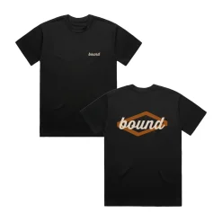 bound 'Hatch' Heavy Tee - Black
