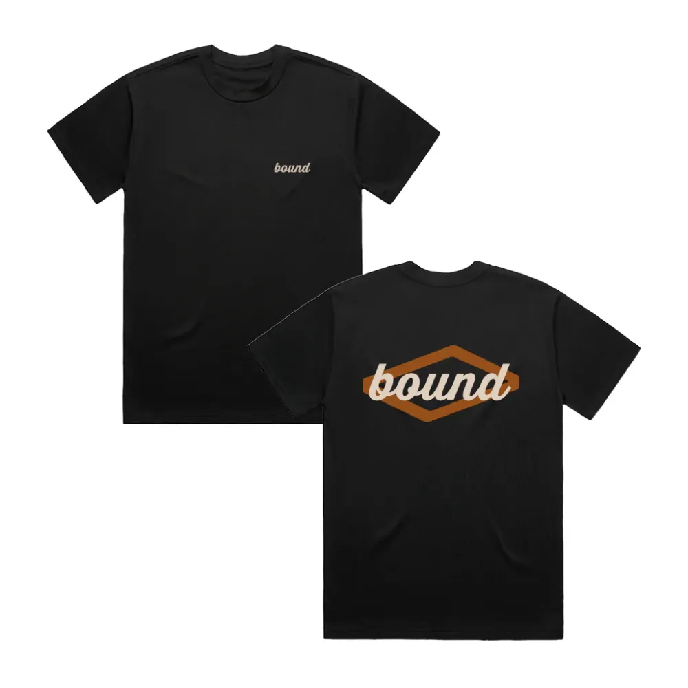 bound 'Hatch' Heavy Tee - Black