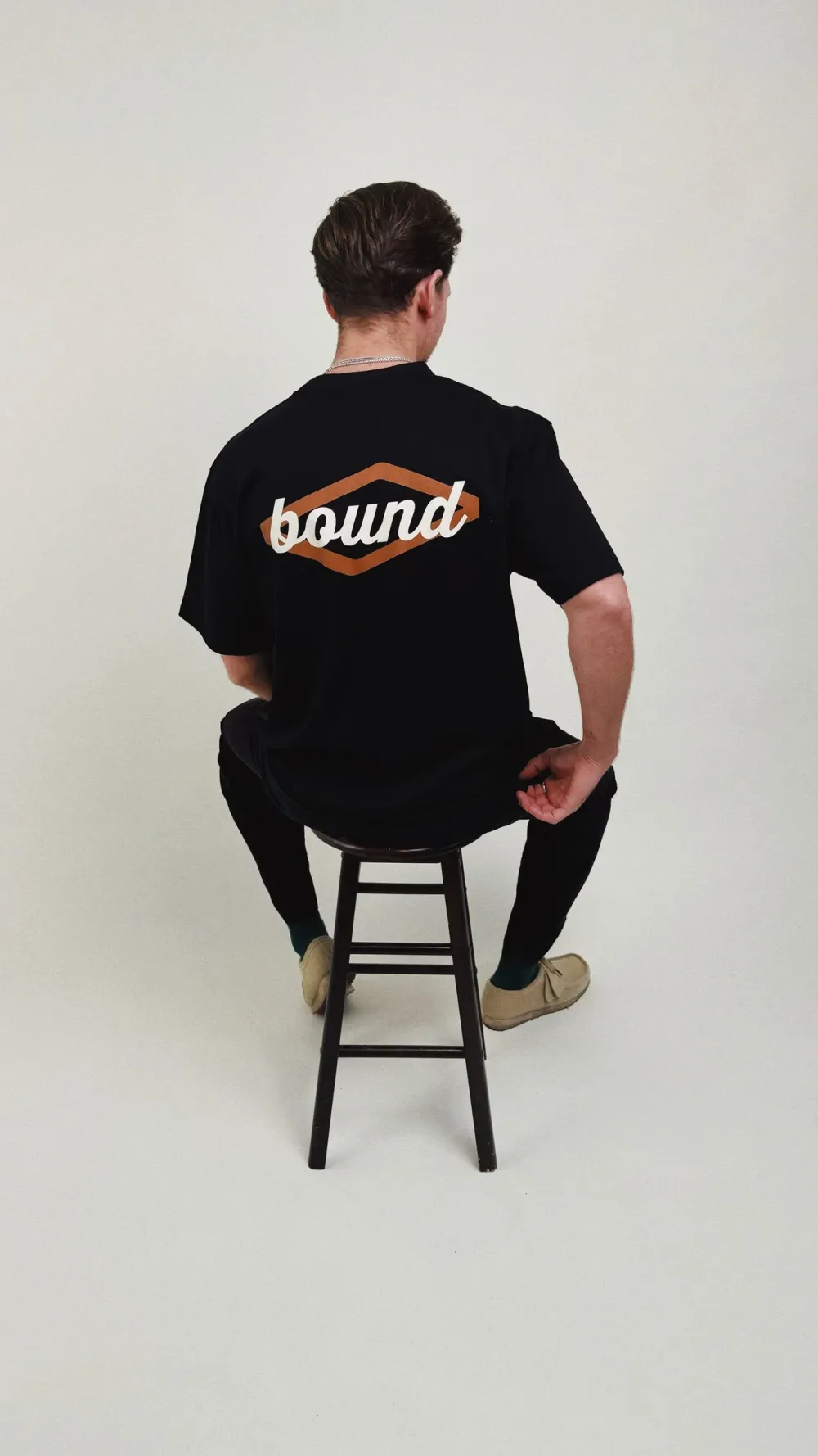 bound 'Hatch' Heavy Tee - Black