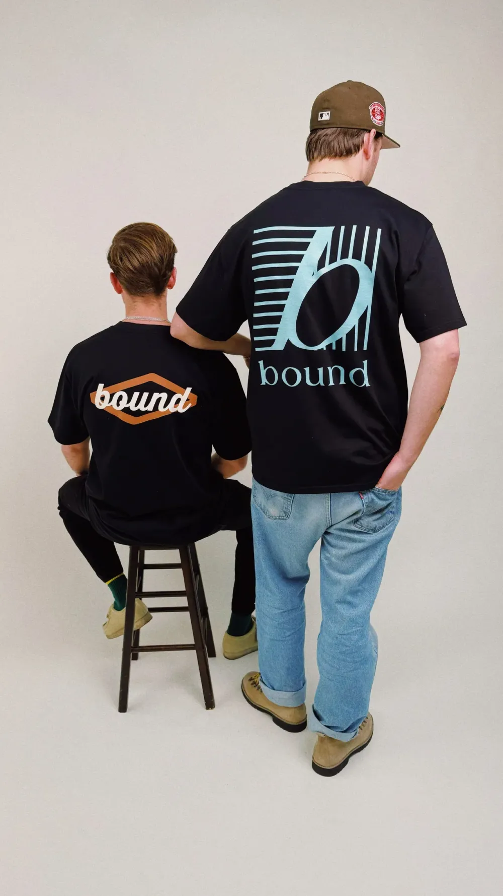bound 'Hatch' Heavy Tee - Black