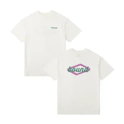 bound 'Hatch' Tee - Ecru
