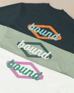 bound 'Hatch' Tee - Ecru