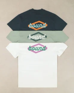 bound 'Hatch' Tee - Ecru