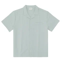 bound Heavy Cuban Textured SS Shirt - Brook Green