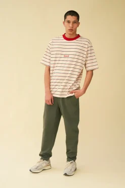 bound 'Light Pink' Stripe Tee
