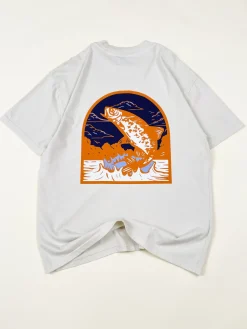 bound 'Marina Angling' Tee - Sand
