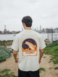 bound 'Marina Angling' Tee - Sand