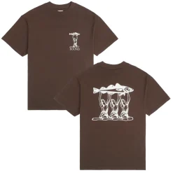 bound 'Marissa Angling' Tee - Brown