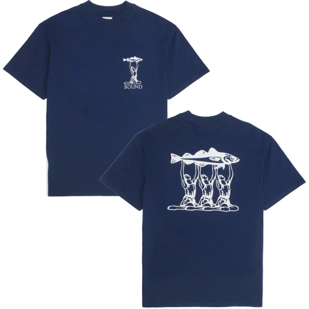bound 'Marissa Angling' Tee - Navy