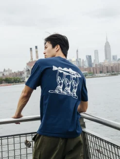 bound 'Marissa Angling' Tee - Navy