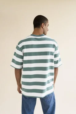 bound 'MENTHE' STRIPE TEE