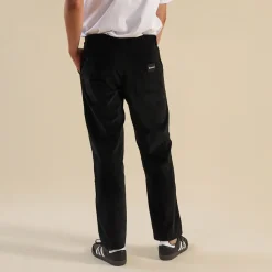bound 'Midnight Black' Cord Trousers
