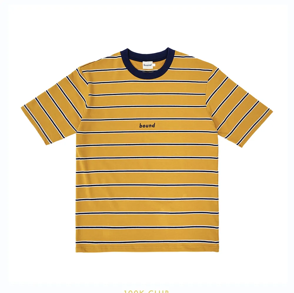 bound 'MUSTARD' Stripe Tee *100K CLUB*