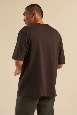 bound Oak Brown Script Tee