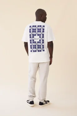 bound 'Porto Azulejos' Tee - Ecru