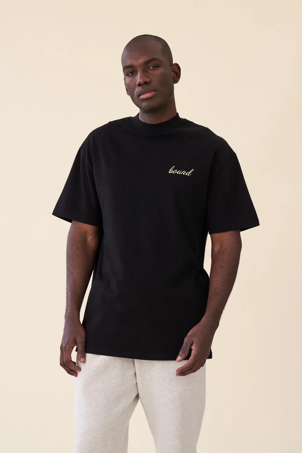 bound 'Porto Azulejos' Tee - Black