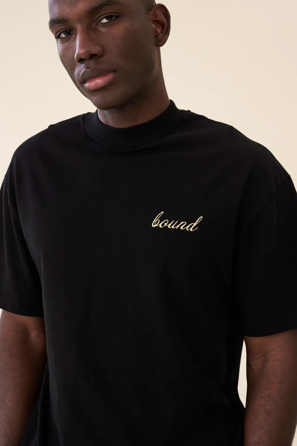 bound 'Porto Azulejos' Tee - Black