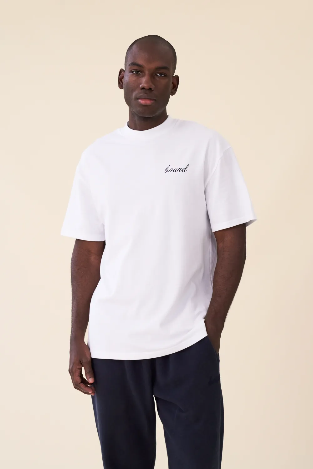 bound 'Porto Azulejos' Tee - White