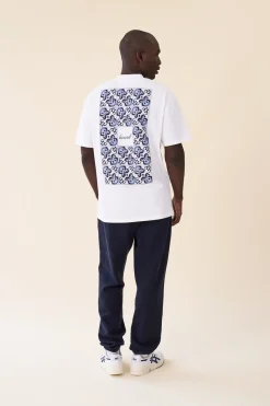 bound 'Porto Azulejos' Tee - White