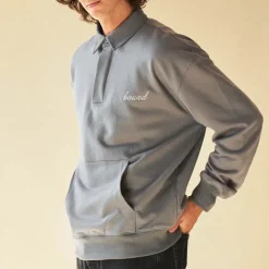 bound 'Sage Grey' Rugby Polo
