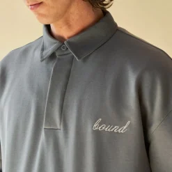 bound 'Sage Grey' Rugby Polo