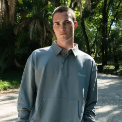 bound 'Sage Grey' Rugby Polo