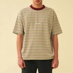 bound 'Sage Stripe' Tee