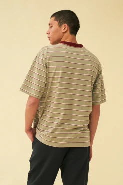 bound 'Sage Stripe' Tee